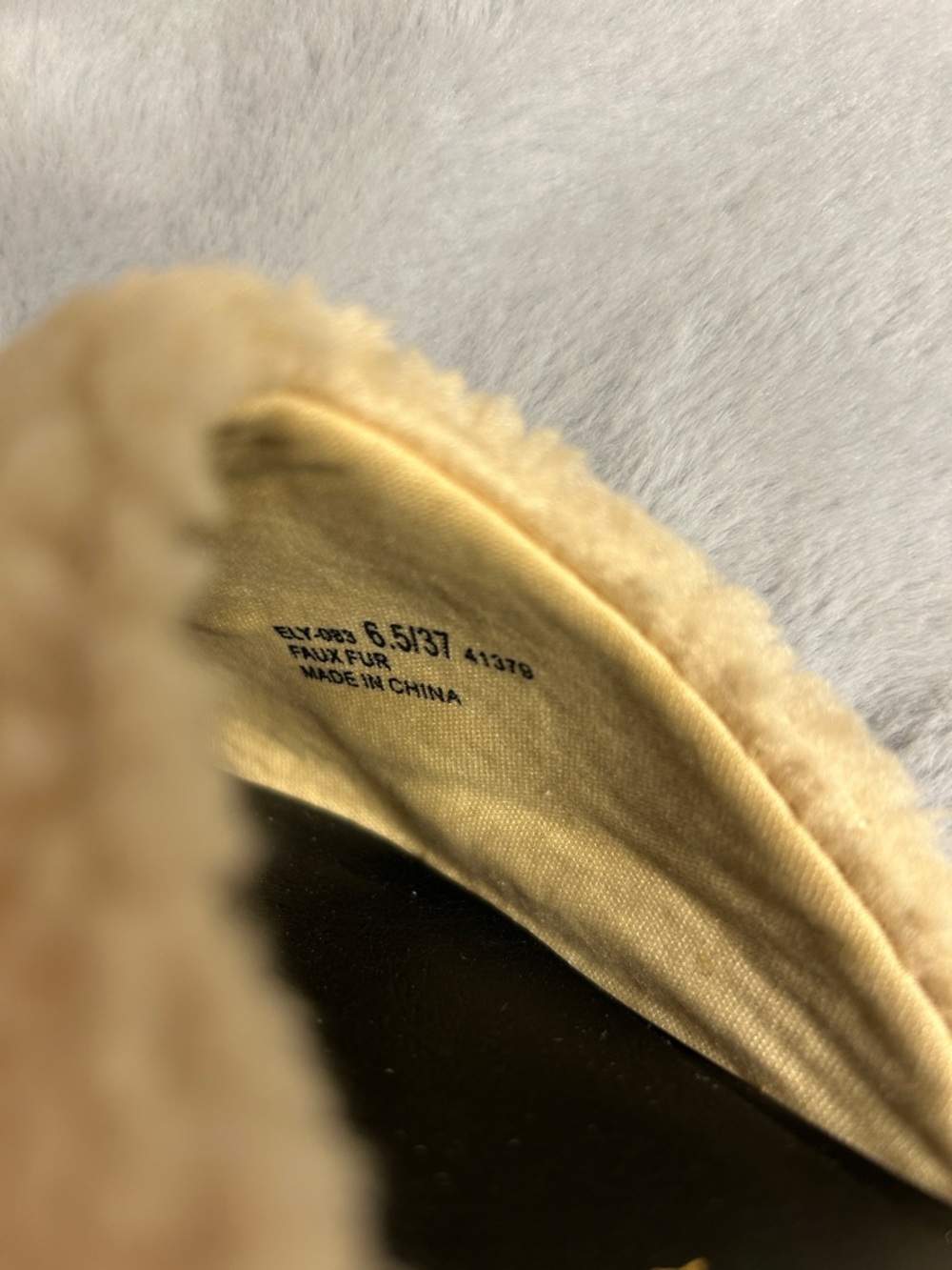 Chinese Laundry Cream Faux-Sherpa Mule Slides - Picture 6 of 6